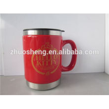 new products 2015 innovative product stainless steel custom sublimation ceramic mug